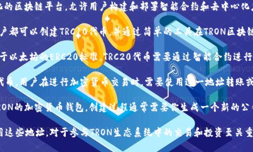 TRC地址通常是指在TRON区块链上使用的地址。TRON是一种去中心化的区块链平台，允许用户构建和部署智能合约和去中心化应用（DApps）。TRC地址主要有两种，分别是TRC10和TRC20。

1. **TRC10地址**：TRC10是TRON网络上最基本的代币标准，任何用户都可以创建TRC10代币，并通过简单的工具在TRON区块链上交易。TRC10代币的地址通常是以“T”开头的字符串。

2. **TRC20地址**：TRC20是TRON网络上的智能合约代币标准。类似于以太坊的ERC20标准，TRC20代币需要通过智能合约进行创建和管理。TRC20地址的格式也与TRC10类似，同样是以“T”开头。

在TRON网络上，每个用户都有一个唯一的TRC地址，用于接收和发送代币。用户在进行加密货币交易时，需要使用这一地址转账或接收TRC10或TRC20代币。

如果你想创建一个TRC地址，可以去TRON的官方网站或者使用支持TRON的加密货币钱包。创建过程通常需要你生成一个新的公钥和私钥，公钥用于接收代币，而私钥则用于签名交易，需要妥善保管。

总之，TRC地址是用户与TRON区块链交互的重要部分，了解并安全使用这些地址，对于参与TRON生态系统中的交易和投资至关重要。