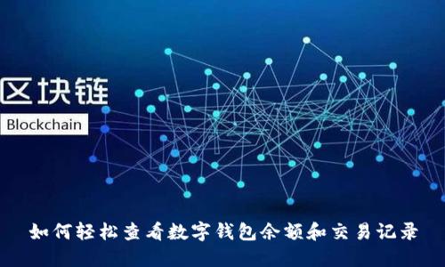 如何轻松查看数字钱包余额和交易记录