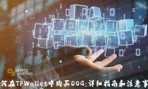 
如何在TPWallet中购买DOG：详细指南和注意事项