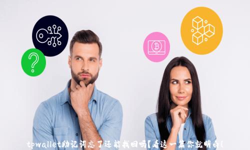 
tpwallet助记词忘了还能找回吗？看这一篇你就明白！