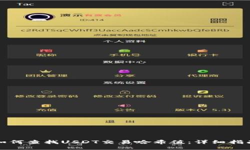如何查找USDT交易哈希值：详细指南